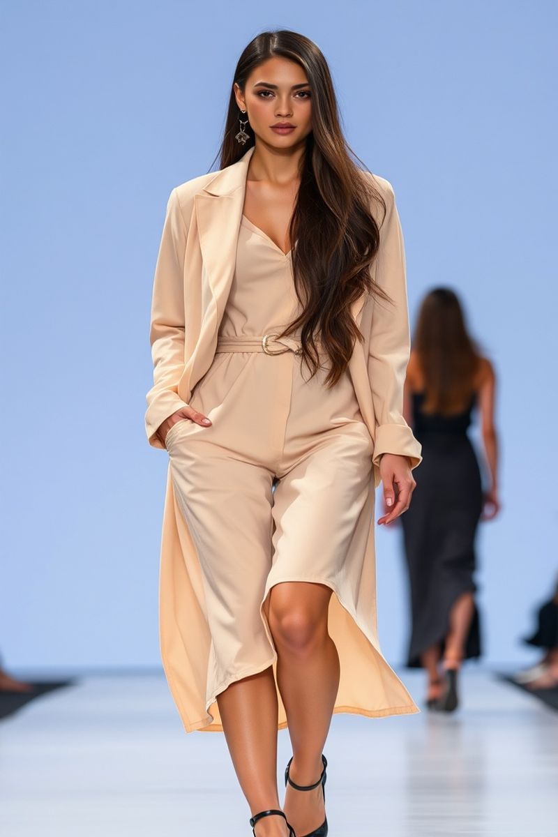 Camila Reyes fashion runway walk