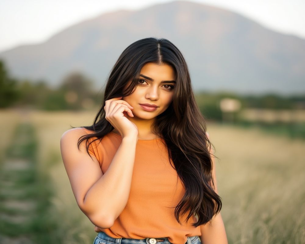 Camila Rojas lifestyle personality shot in natural outdoor setting