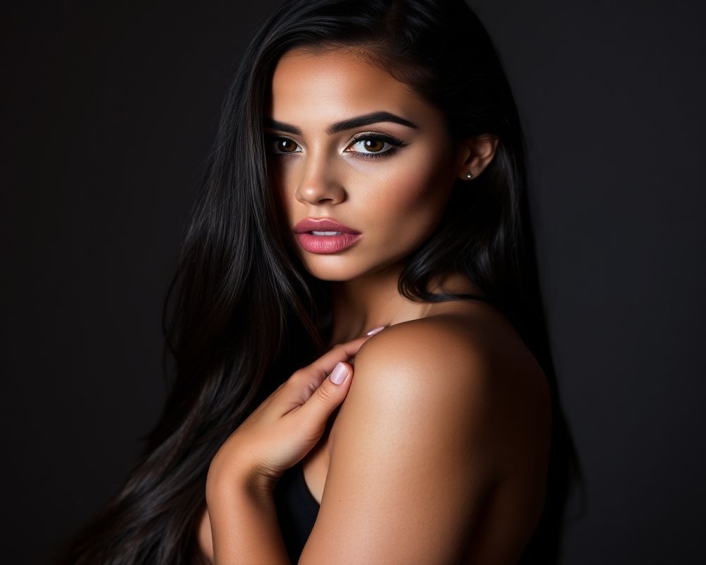 Camila Santos high fashion editorial