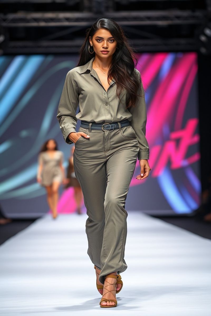 Camila Santos fashion runway walk