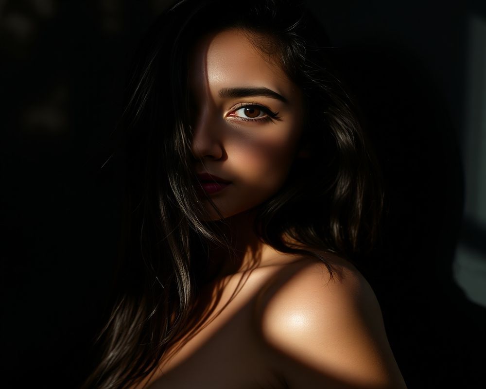 Camila Santos artistic creative portrait
