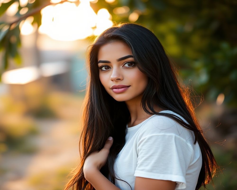 Camila Silva lifestyle personality shot in natural outdoor setting