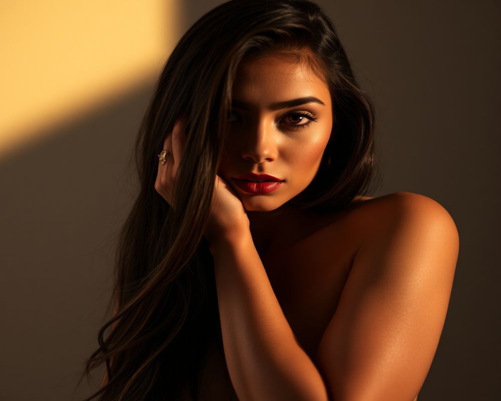 Camila Vélez high fashion editorial