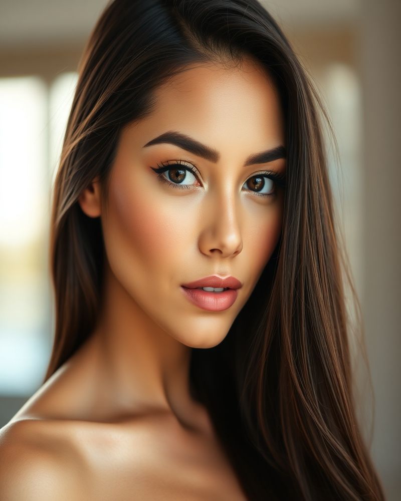 Camila Vélez beauty close-up portrait