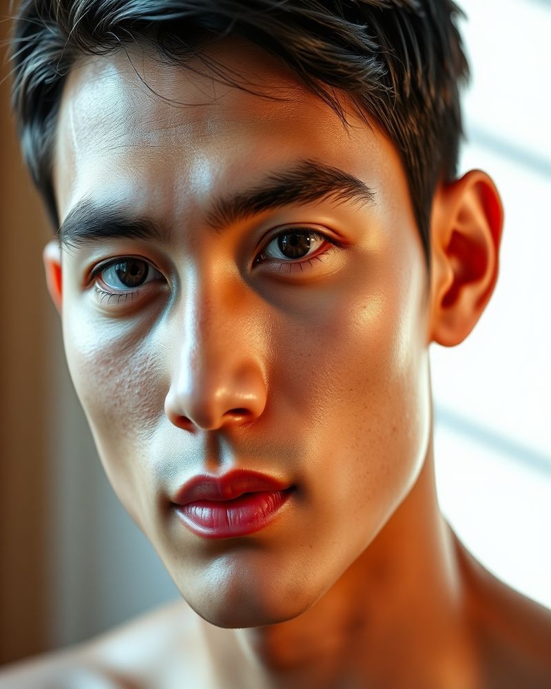 Carlos Mendoza beauty close-up portrait