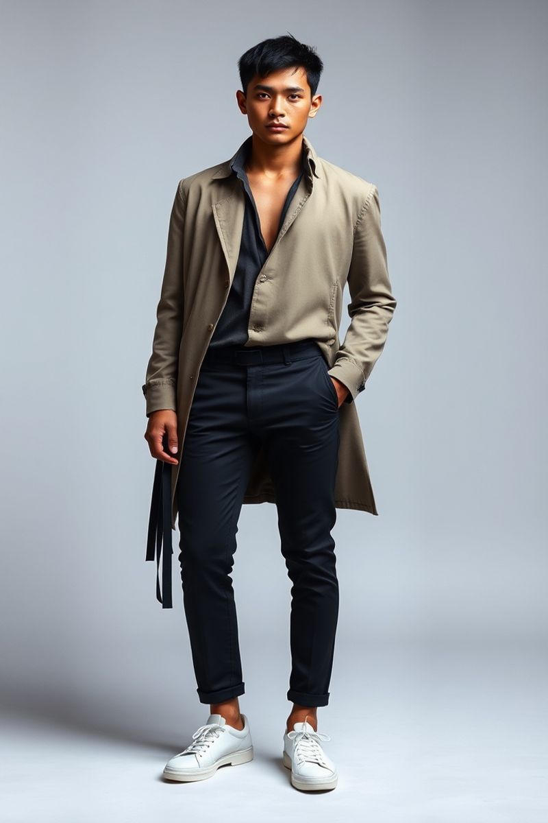 Carlos Miguel Santos full body editorial pose