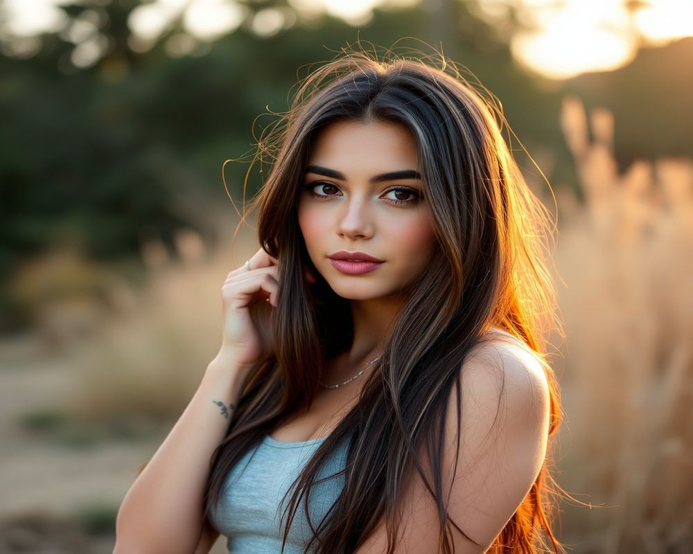 Carolina Cruz lifestyle personality shot in natural outdoor setting