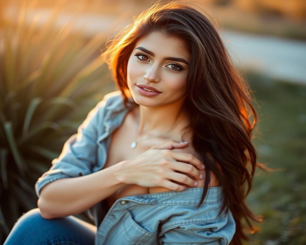 Carolina Ferreira lifestyle personality shot in natural outdoor setting