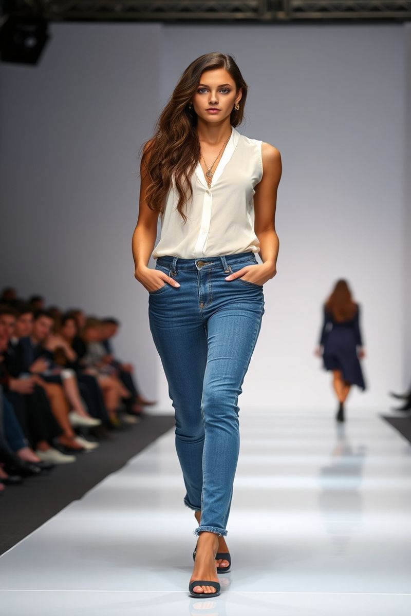 Carolina Medeiros fashion runway walk