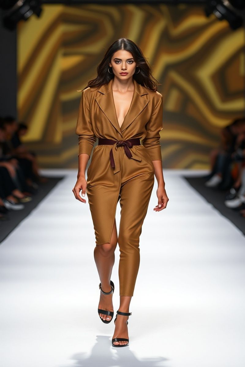 Carolina Mendez fashion runway walk