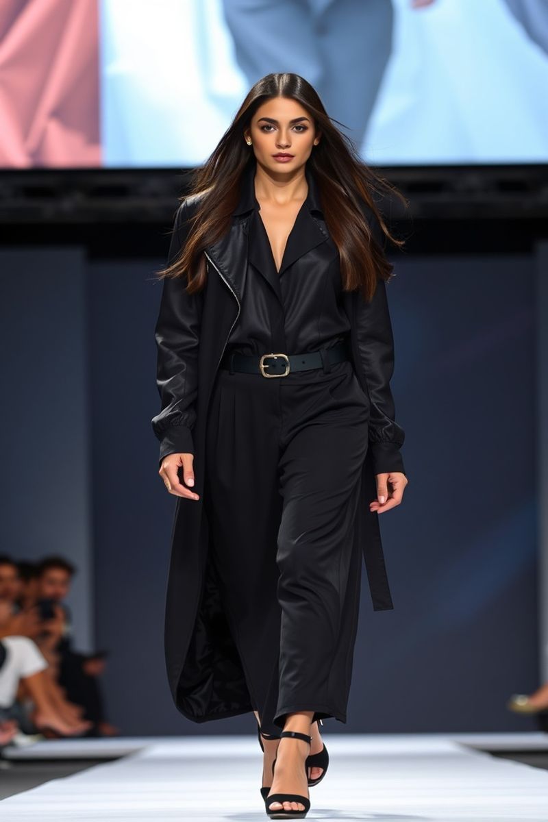 Catalina Morales fashion runway walk