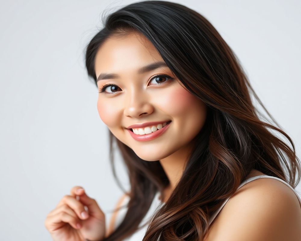 Catalina Velasco commercial brand campaign with natural smile