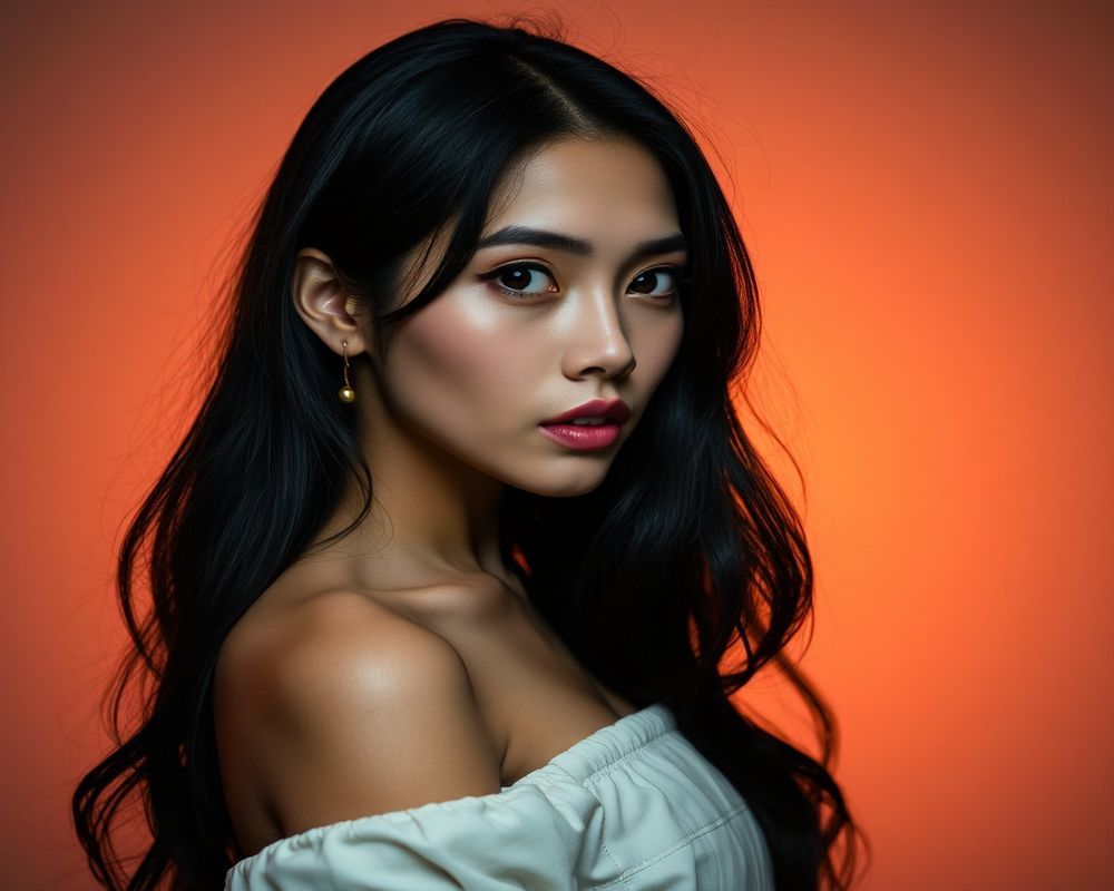 Celine Dumapias high fashion editorial