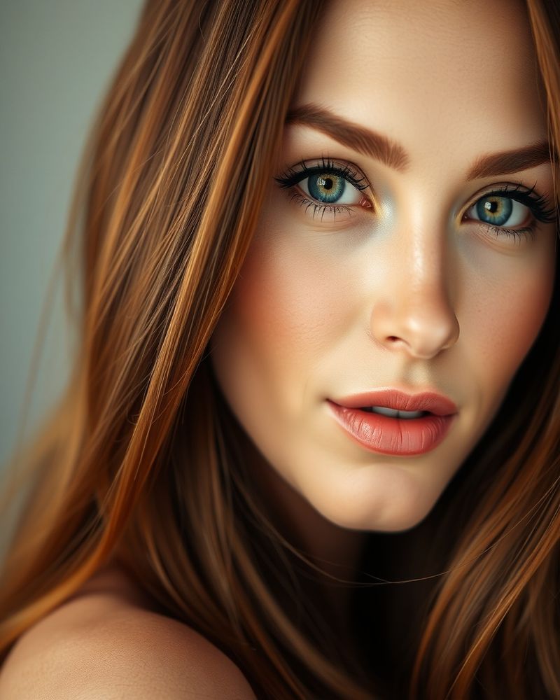 Charlotte Hughes beauty close-up portrait