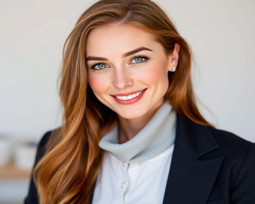 Charlotte Morrison commercial brand campaign with natural smile