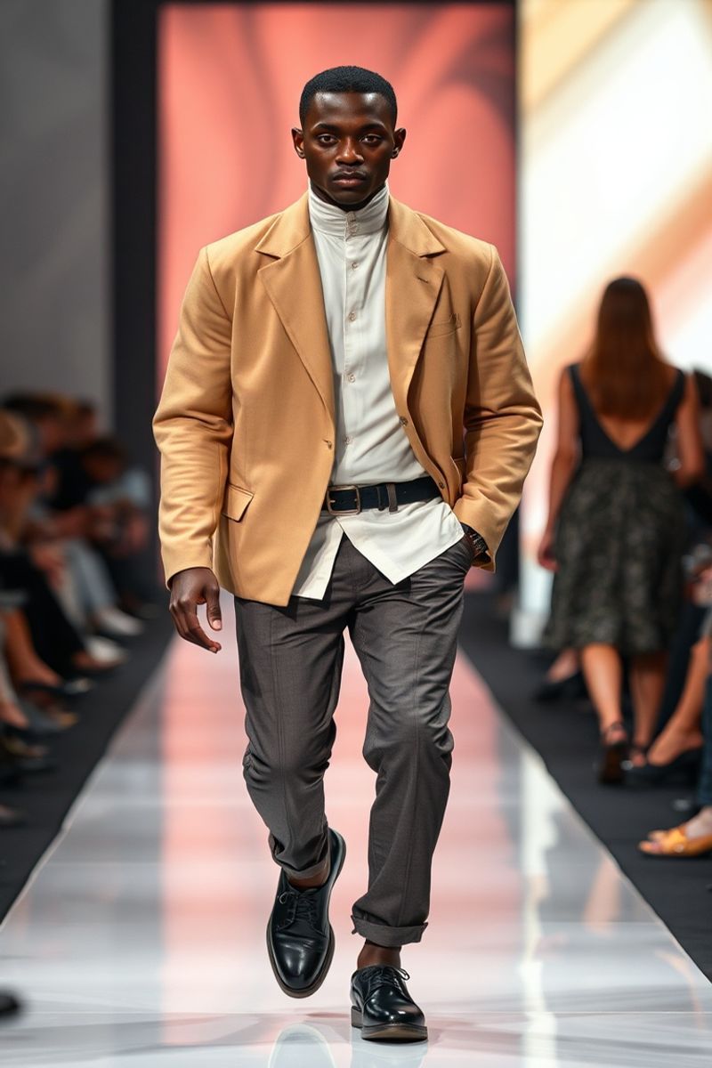 Chidi Okonkwo fashion runway walk