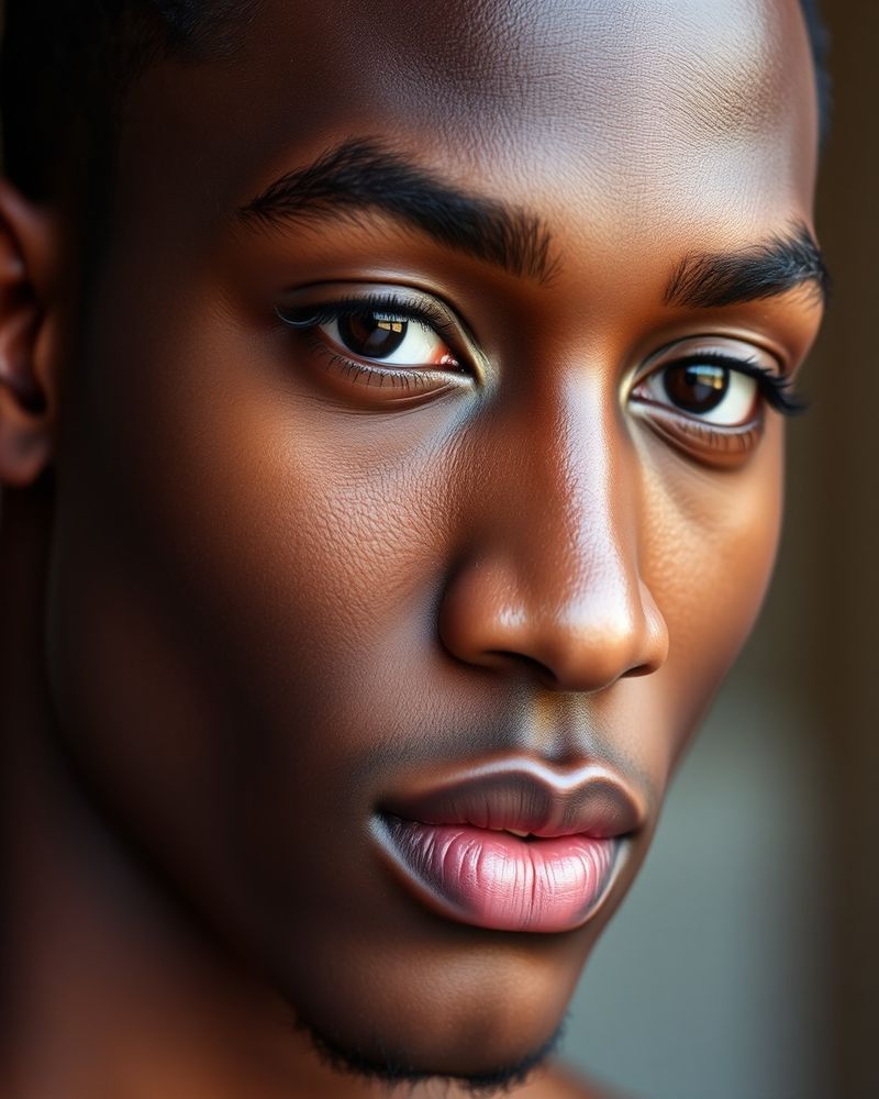 Chukwudi Okafor beauty close-up portrait
