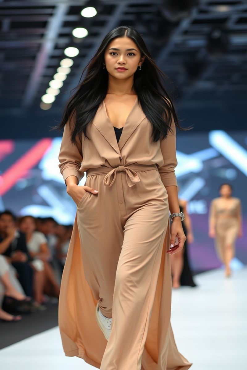 Clarissa Dela Cruz fashion runway walk