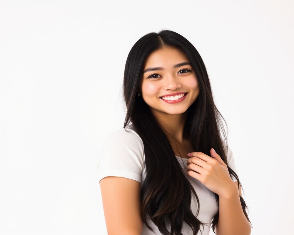 Clarisse Mendoza commercial brand campaign with natural smile