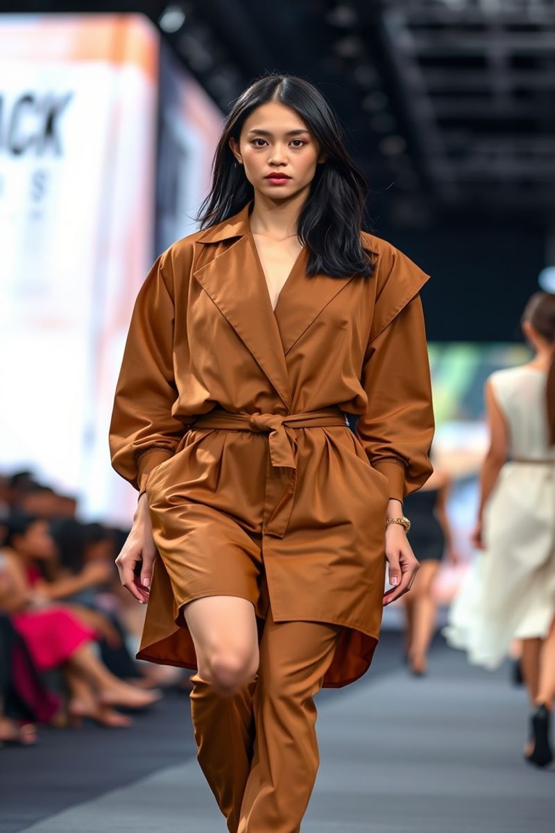 Daniela Navarro fashion runway walk