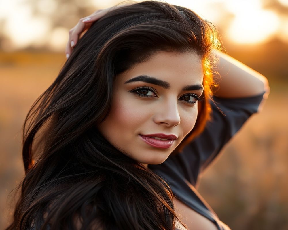 Daniela Vargas natural outdoor lifestyle portrait