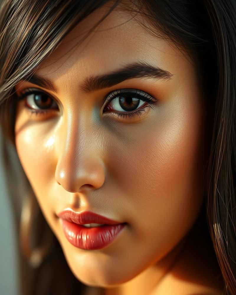 Daniela Vargas beauty close-up portrait