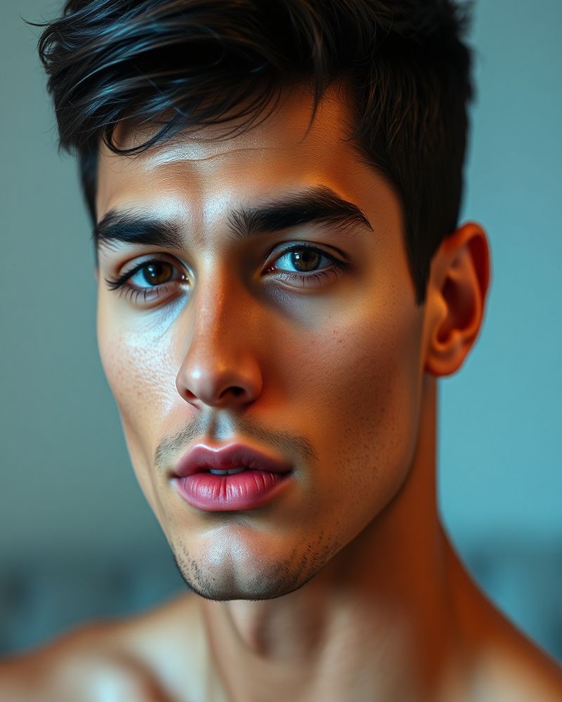 Diego Fernandez beauty close-up portrait