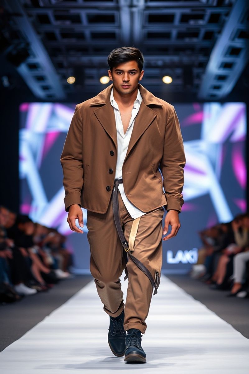 Diego Fernandez fashion runway walk