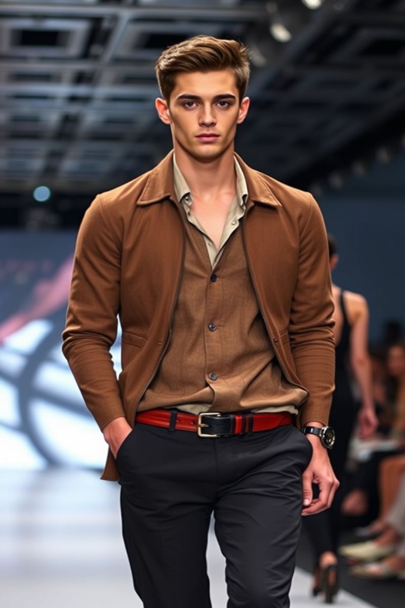 Diego Fuentes fashion runway walk