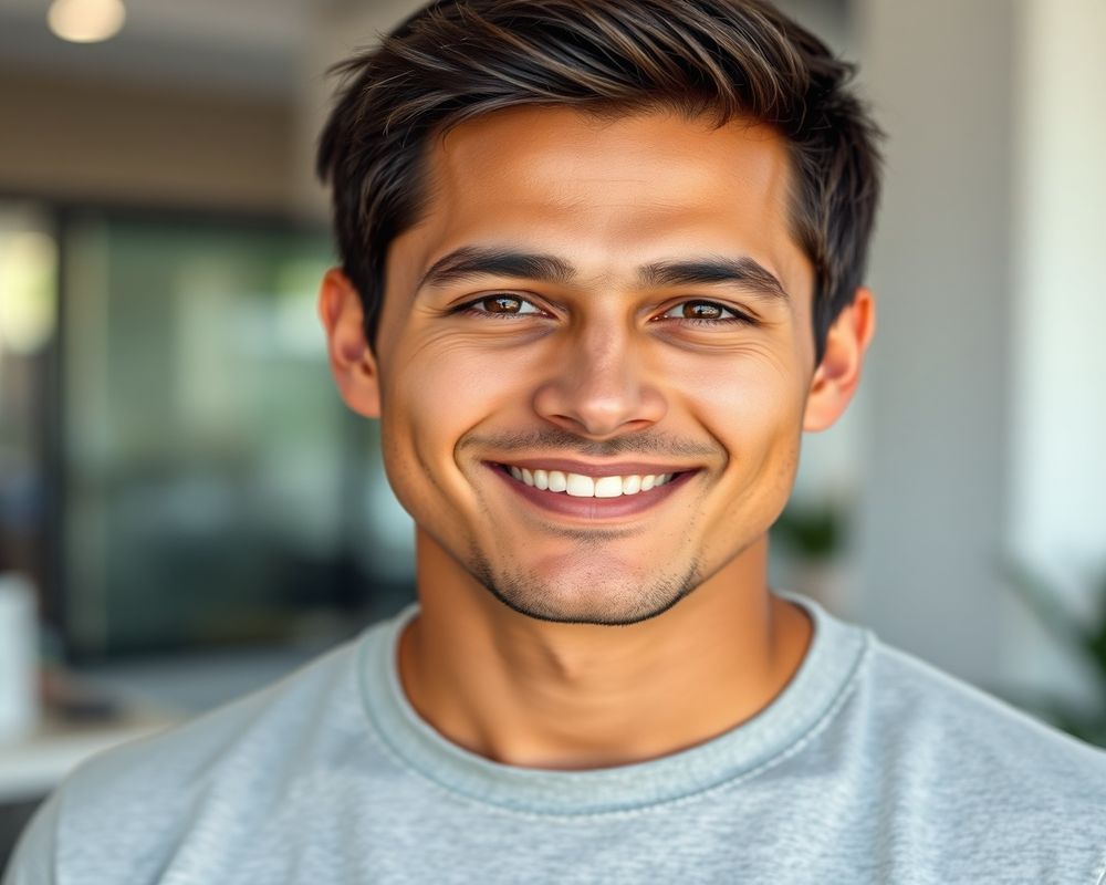 Diego Hernández commercial brand campaign with natural smile