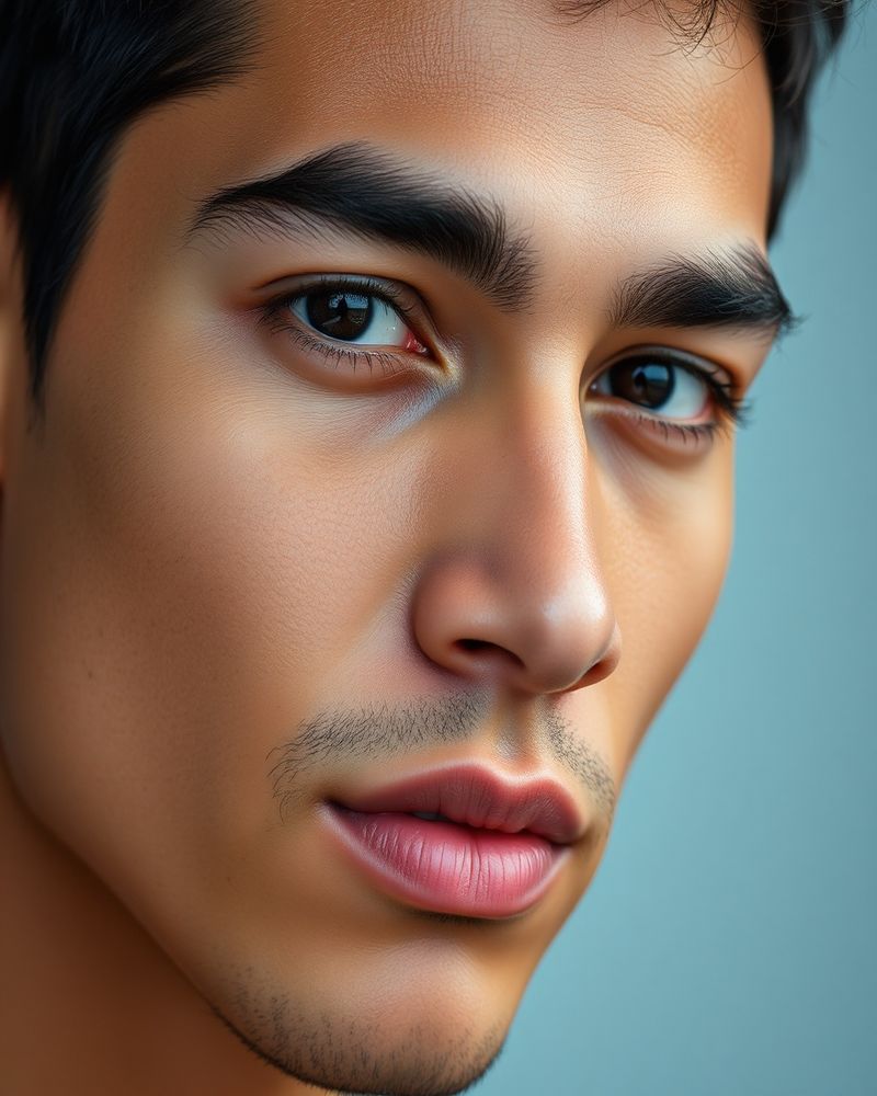 Diego Ramírez beauty close-up portrait with soft lighting