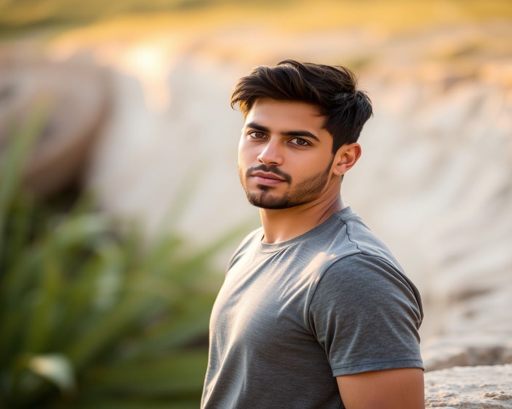 Diego Santos natural outdoor lifestyle portrait