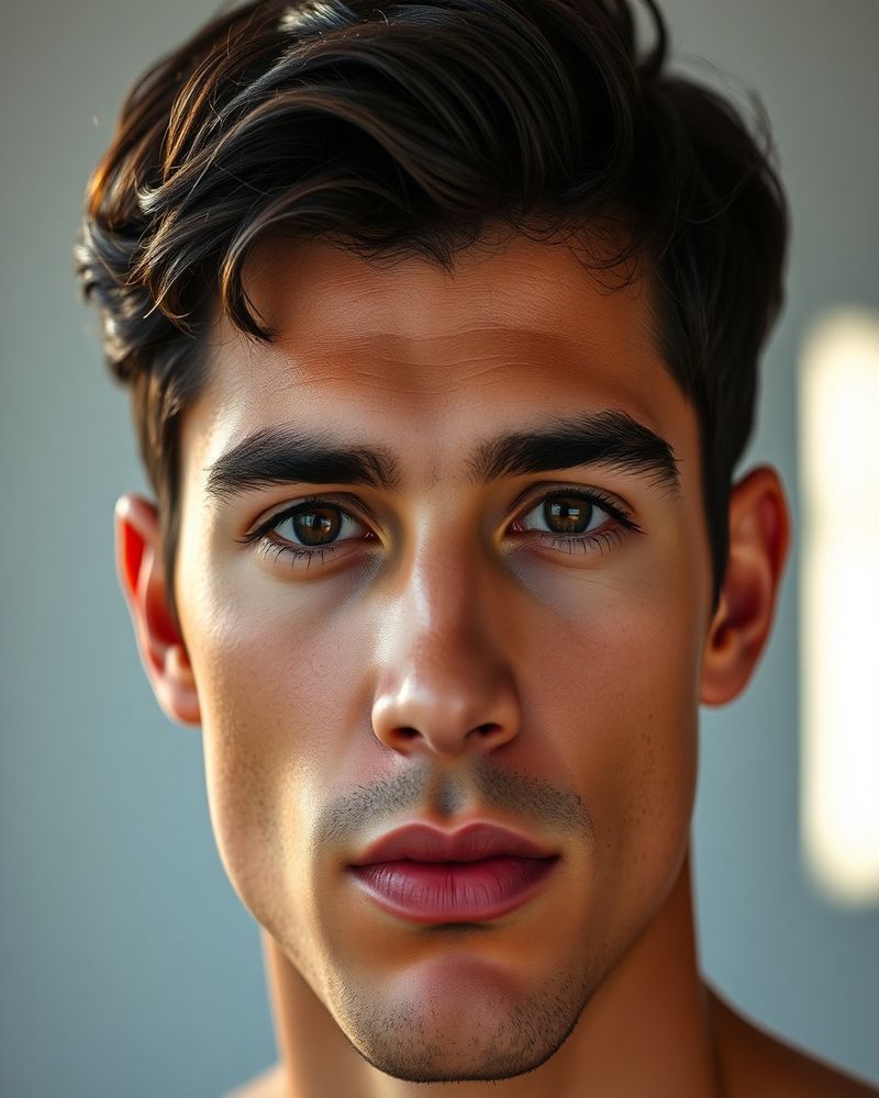 Diego Santos beauty close-up portrait