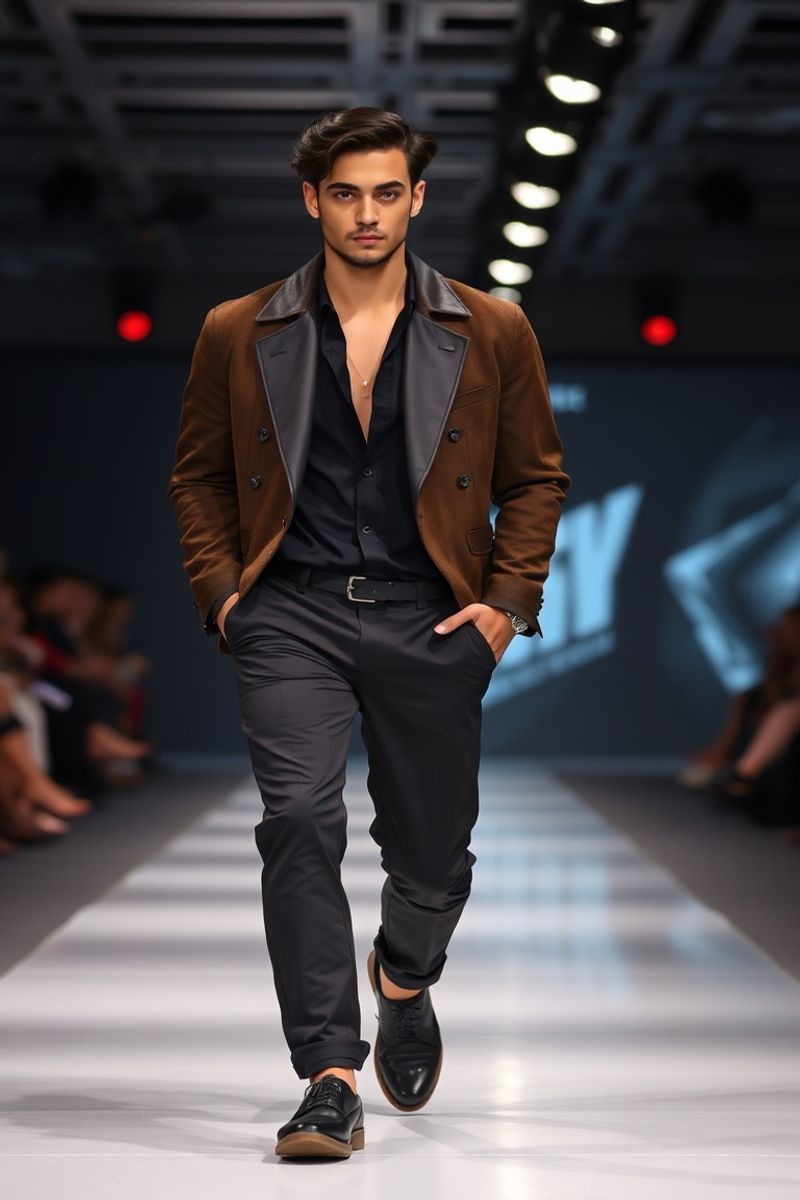 Diego Santos fashion runway walk