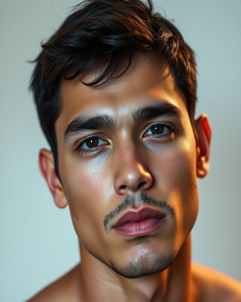 Diego Vasquez beauty close-up portrait