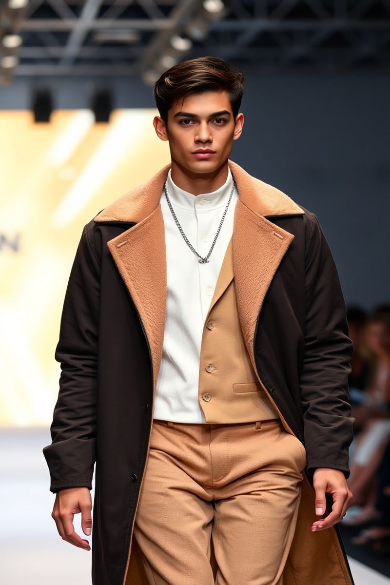 Diego Vasquez fashion runway walk