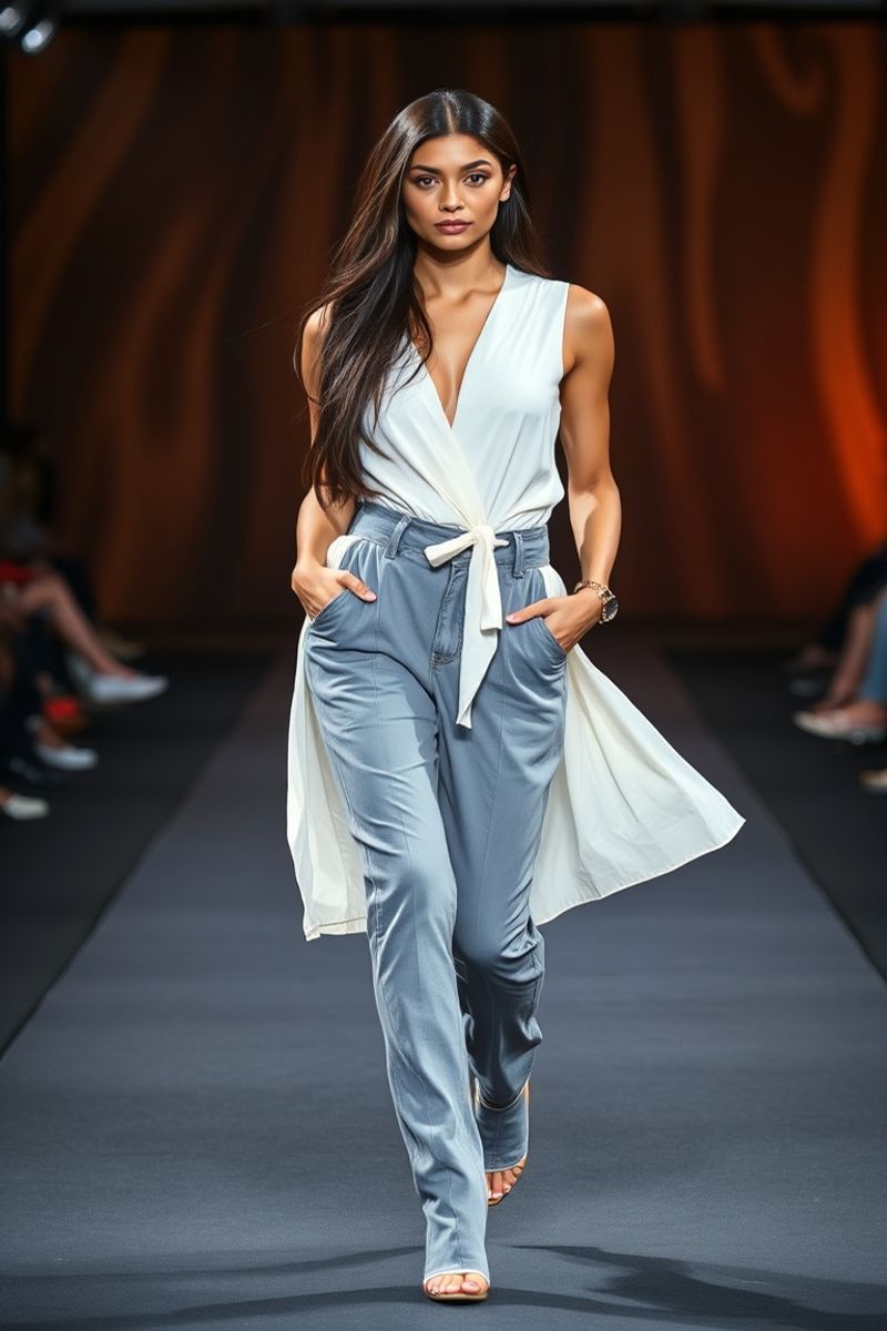 Elena Cruz fashion runway walk