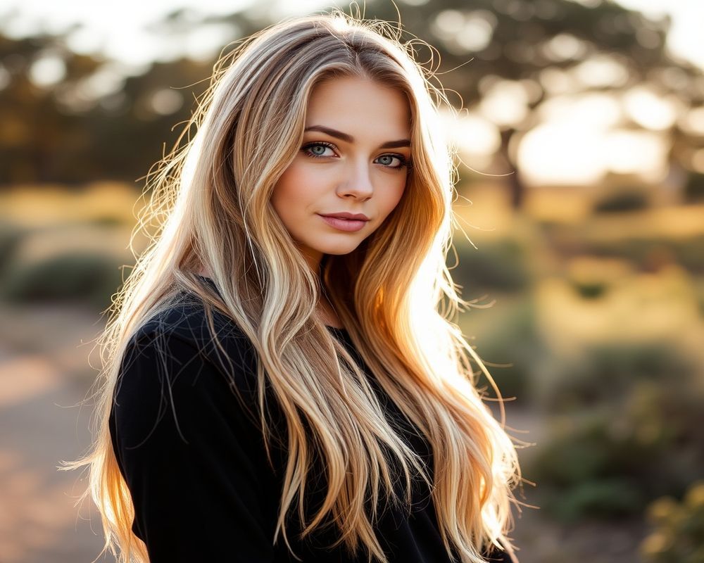 Emma Fitzgerald lifestyle personality shot in natural outdoor setting