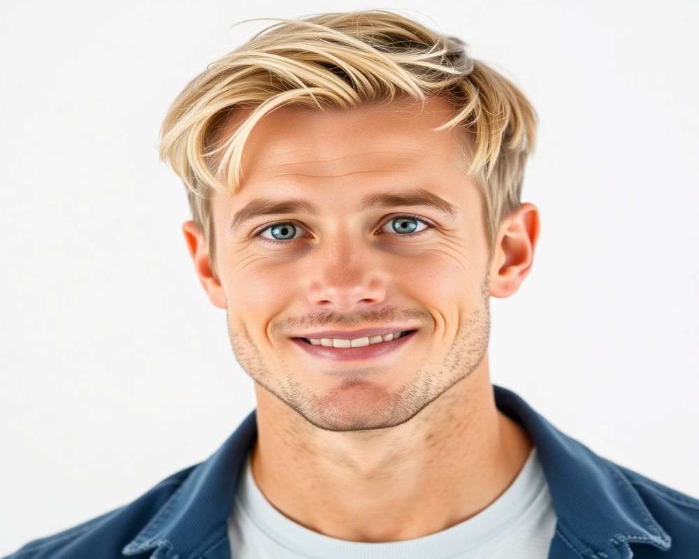 Erik Larsson commercial brand campaign with natural smile