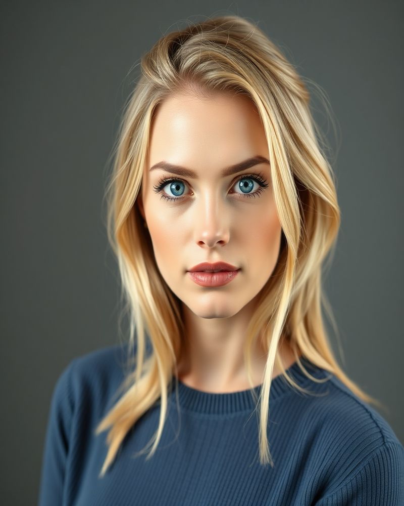 Freya Andersson professional headshot, studio lighting with neutral background
