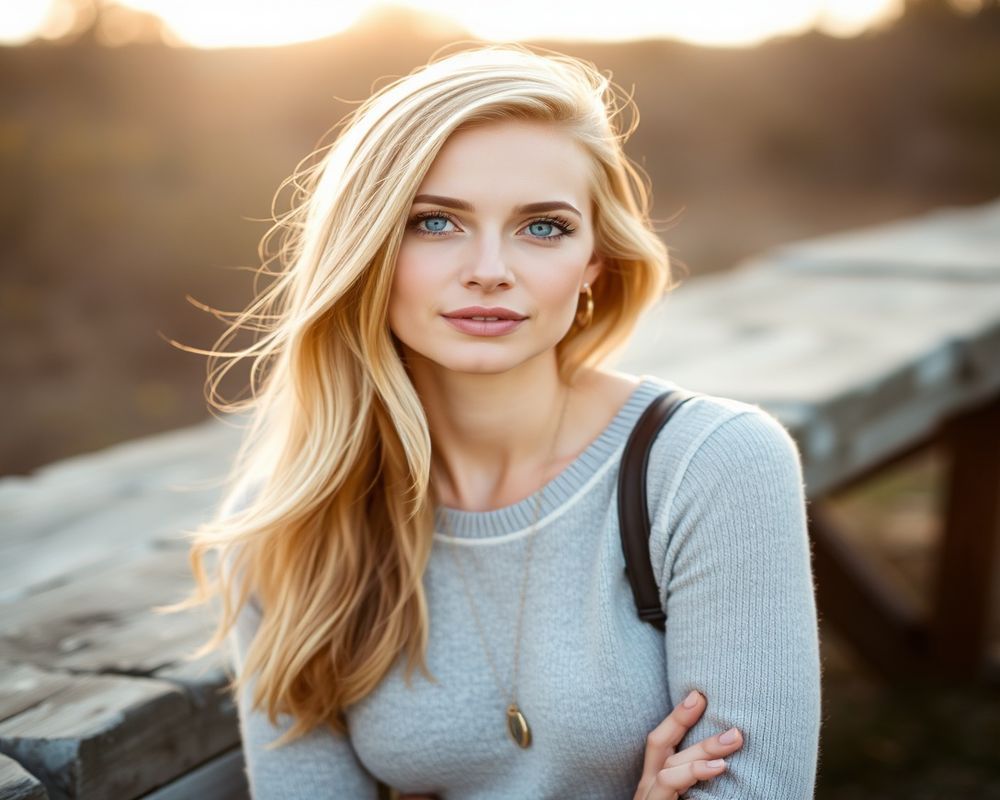 Freya Andersson natural outdoor lifestyle portrait