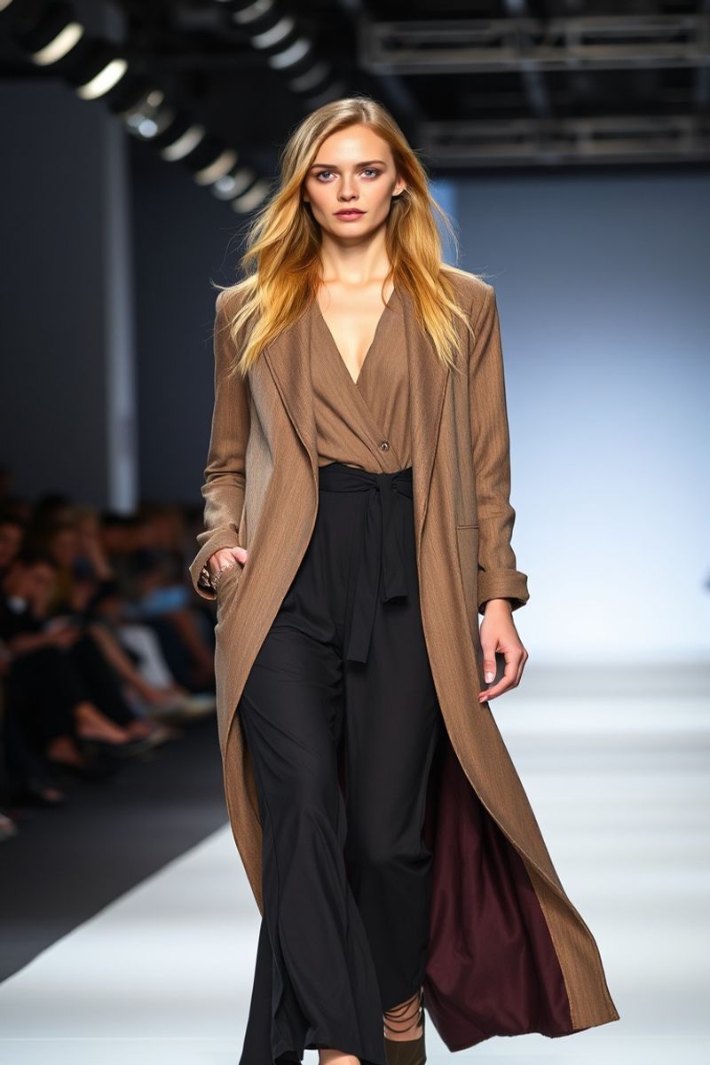 Freya Andersson fashion runway walk