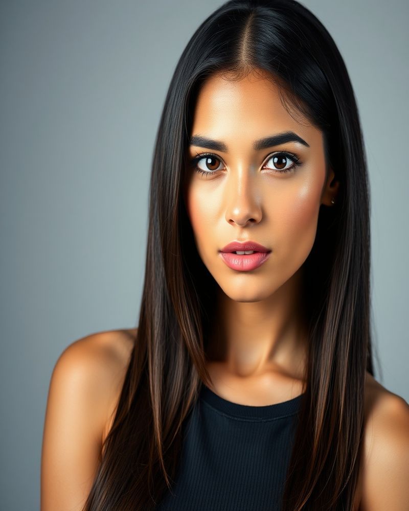 Gabriela Oliveira professional headshot with studio lighting and neutral background