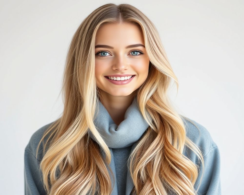 Harper Sinclair commercial brand campaign with natural smile