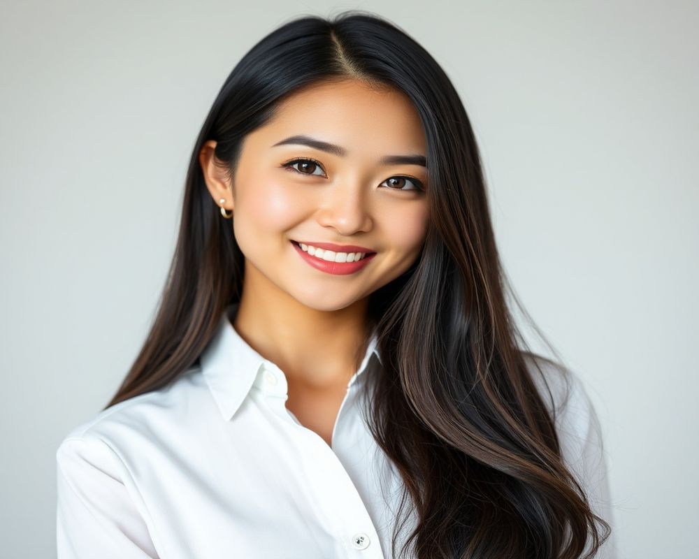 Hina Yoshida commercial brand campaign with natural smile