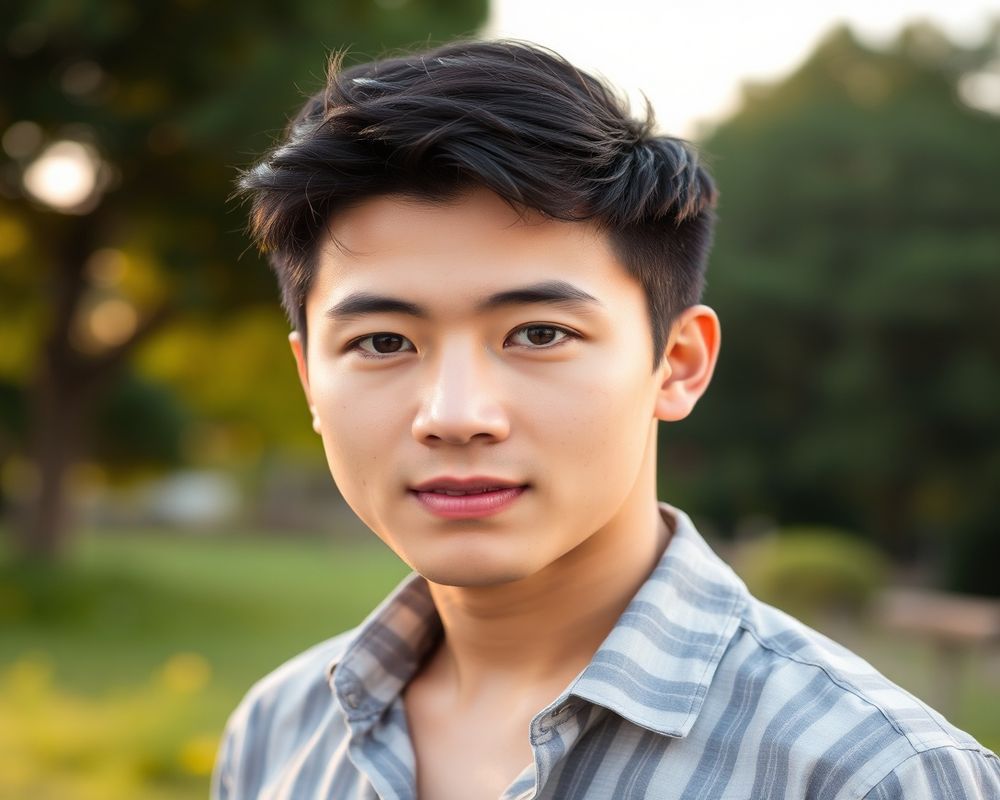 Hyun-Woo Lee natural outdoor lifestyle portrait
