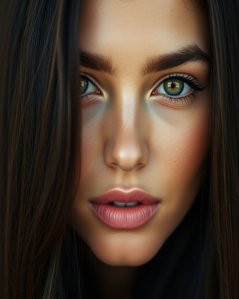 Isabela Cruz beauty close-up portrait