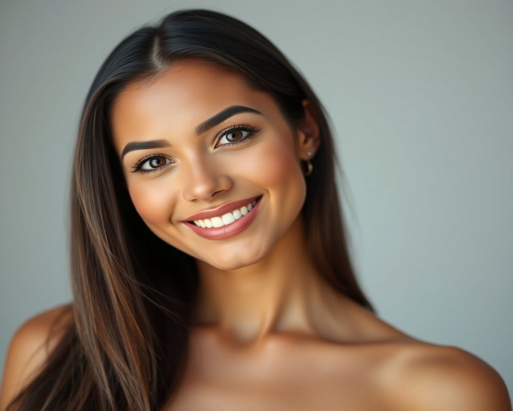 Isabella Costa commercial brand campaign with natural smile