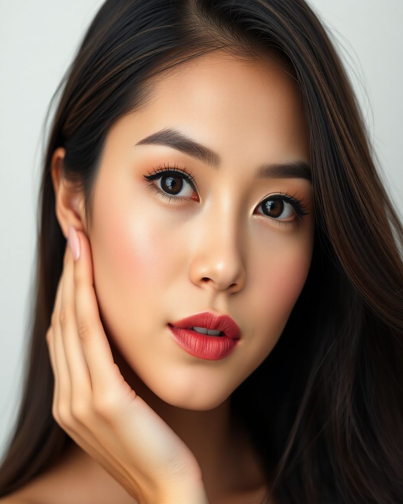 Isabella Cruz beauty close-up portrait with soft lighting