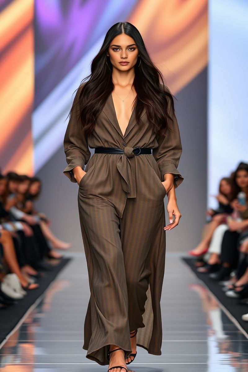 Isabella Montenegro fashion runway walk